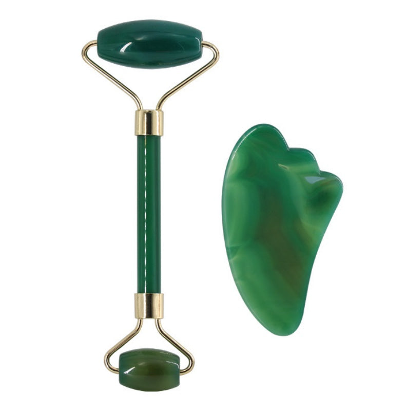 Jade Roll Massager Relieves Facial Tension Jade Roll Massager Relieves Facial Tension